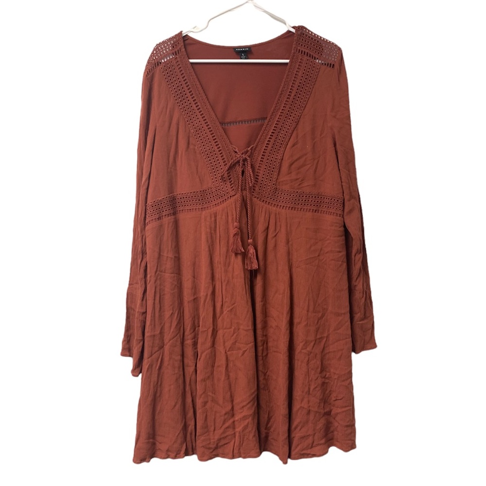 Torrid Rust Orange Dress